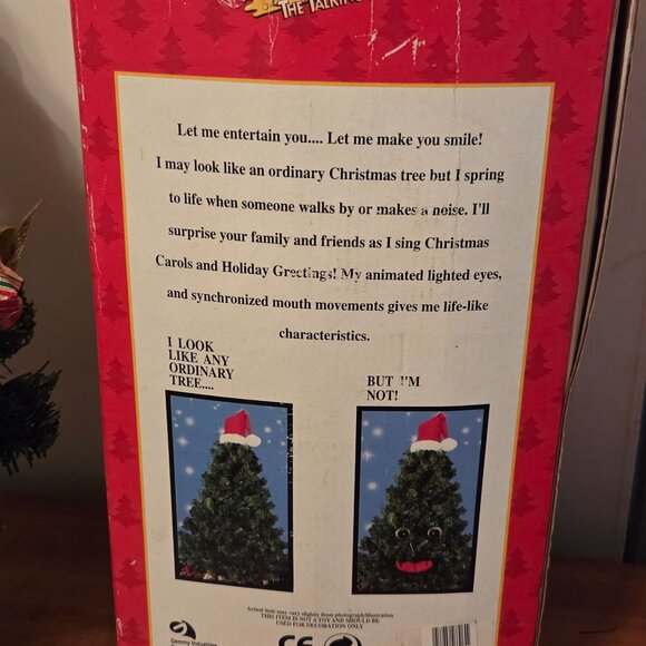 DOUGLAS FIR Talking Singing Christmas Tree Sound/Motion Activated 1996 - Picture 5 of 8